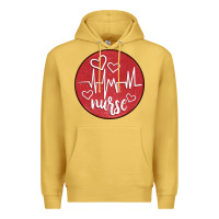 Antique Gold nurse coaster Premium Hoodie - CowGirlArtShop