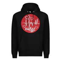 Black nurse coaster Premium Hoodie - CowGirlArtShop