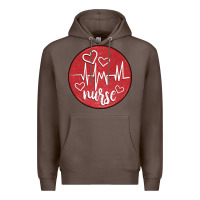 Coffee nurse coaster Premium Hoodie - CowGirlArtShop