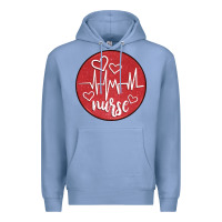 Colony Blue nurse coaster Premium Hoodie - CowGirlArtShop