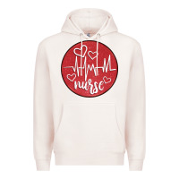 Pale Pink nurse coaster Premium Hoodie - CowGirlArtShop