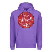 Purple nurse coaster Premium Hoodie - CowGirlArtShop