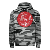 Slate Camo nurse coaster Premium Hoodie - CowGirlArtShop