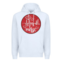 White nurse coaster Premium Hoodie - CowGirlArtShop