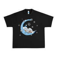 Black snowman and moon Urban Heavy Tee - MaliasSmallBusiness