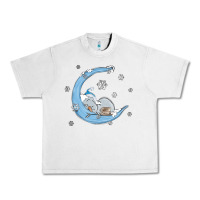 Lunar Rock snowman and moon Urban Heavy Tee - MaliasSmallBusiness