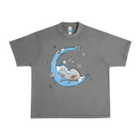 Tornado snowman and moon Urban Heavy Tee - MaliasSmallBusiness