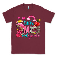 Burgundy little miss second grade Classic Tee - NancyCooperArtShop