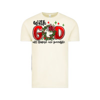 Vintage Arctic with god all things are possible Vintage Tee - MaliasSmallBusiness