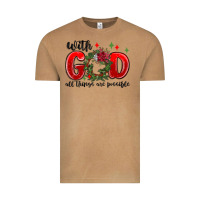 Vintage Camel with god all things are possible Vintage Tee - MaliasSmallBusiness