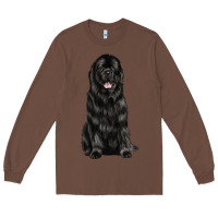 Chestnut newfoundland dog Long Sleeve Tee - LillyAllenDesigns