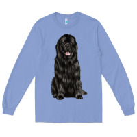 Colony Blue newfoundland dog Long Sleeve Tee - LillyAllenDesigns