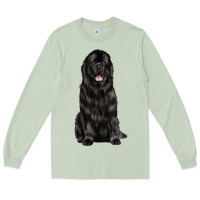 Matcha newfoundland dog Long Sleeve Tee - LillyAllenDesigns