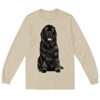 Mushroom newfoundland dog Long Sleeve Tee - LillyAllenDesigns