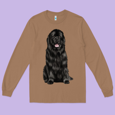 Newfoundland Dog Long Sleeve Tee Designed By Lillyallendesigns