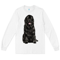White newfoundland dog Long Sleeve Tee - LillyAllenDesigns