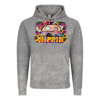 Cloud Rock trippy hippie Vintage Hoodie - NancyCooperArtShop