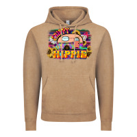 Vintage Coffee trippy hippie Vintage Hoodie - NancyCooperArtShop