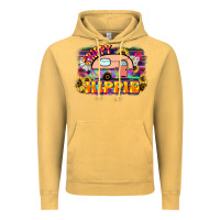 Vintage Mustard trippy hippie Vintage Hoodie - NancyCooperArtShop