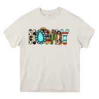 Cream howdy Heavy Core Tee - JahusDesignShop