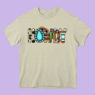 Howdy Heavy Core Tee Designed By Jahusdesignshop