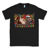 Black festive farmyard gathering Classic Tee - CowhideDigitalArt