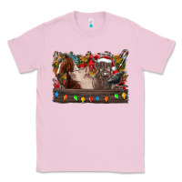 Bubblegum Pink festive farmyard gathering Classic Tee - CowhideDigitalArt