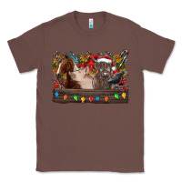 Chestnut festive farmyard gathering Classic Tee - CowhideDigitalArt