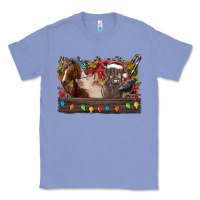 Colony Blue festive farmyard gathering Classic Tee - CowhideDigitalArt