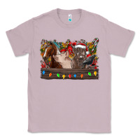 Lilac festive farmyard gathering Classic Tee - CowhideDigitalArt