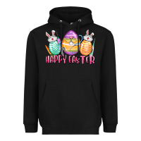 Black Happy Easter Nurse eggs Easter Day Heavyweight Hoodie - CowGirlArtShop