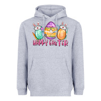 Heather Grey Happy Easter Nurse eggs Easter Day Heavyweight Hoodie - CowGirlArtShop