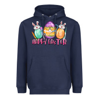 Navy Happy Easter Nurse eggs Easter Day Heavyweight Hoodie - CowGirlArtShop