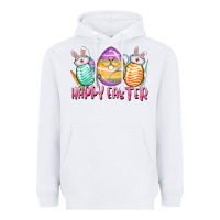 White Happy Easter Nurse eggs Easter Day Heavyweight Hoodie - CowGirlArtShop