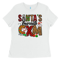 White santa's favorite cxm Ladies Tee - Jasminsmagicworld