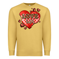 Antique Gold love bites olivia Premium Sweatshirt - OliviaCreatesArt