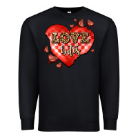 Black love bites olivia Premium Sweatshirt - OliviaCreatesArt