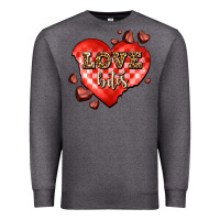 Charcoal Heather love bites olivia Premium Sweatshirt - OliviaCreatesArt