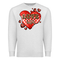 Oatmeal Heather love bites olivia Premium Sweatshirt - OliviaCreatesArt