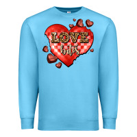 Ocean Blue love bites olivia Premium Sweatshirt - OliviaCreatesArt