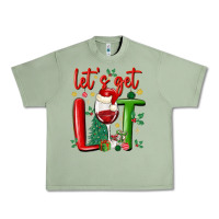 Oil Green let's get lit Urban Heavy Tee - MaliasSmallBusiness