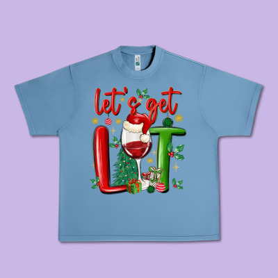 Let's Get Lit Urban Heavy Tee Designed By Maliassmallbusiness
