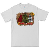Dove Grey merry and bright with tree's Premium Tee - AdoDesignShop