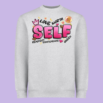 Self Love Heavyweight Sweatshirt Designed By Artiststas