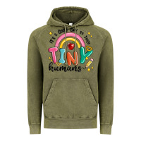Vintage Olive its a good day to teach tiny humans Vintage Hoodie - MaliasSmallBusiness