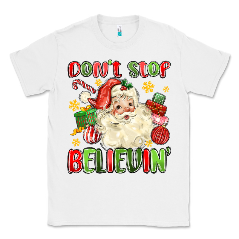 Don't Stop Believin' Classic Tee by MaliasSmallBusiness | Teevron