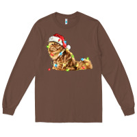 Chestnut christmas persian cat Long Sleeve Tee - LillyAllenDesigns