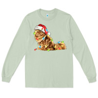 Matcha christmas persian cat Long Sleeve Tee - LillyAllenDesigns
