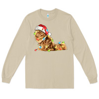 Mushroom christmas persian cat Long Sleeve Tee - LillyAllenDesigns