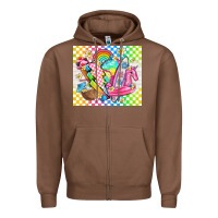 Chestnut retro summer Zipper Hoodie - TumblerDesignByShophia